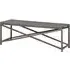 Sophiya 120cm Garden Seating Bench - Grey, Poly Rattan