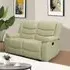 Sorreno 2-Seater Recliner Sofa - Ivory, Bonded Leather