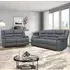Sorreno 3+2 Recliner Sofa Set - Dark Grey, Bonded Leather