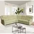 Sorreno Corner Recliner Sofa - Ivory, Bonded Leather