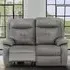 Sotra 2-Seater Electric Recliner Sofa with USB - Grey, Faux Leather