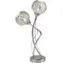 Souk 2 Light Laser Cut Shade Table Lamp - Chrome
