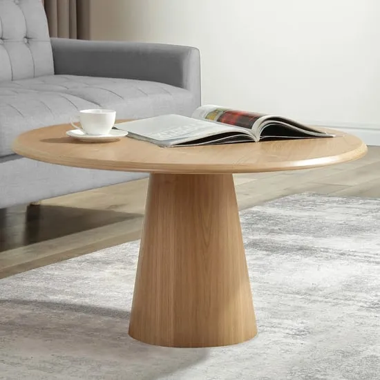 Sousse Round Coffee Table - Oak image
