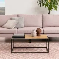 Sparks Coffee Table - Black, Oak