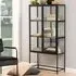 Sparks Display Cabinet with 2 Doors - Oak, Black