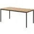 Sparks Rectangular Dining Table - Oak, Black