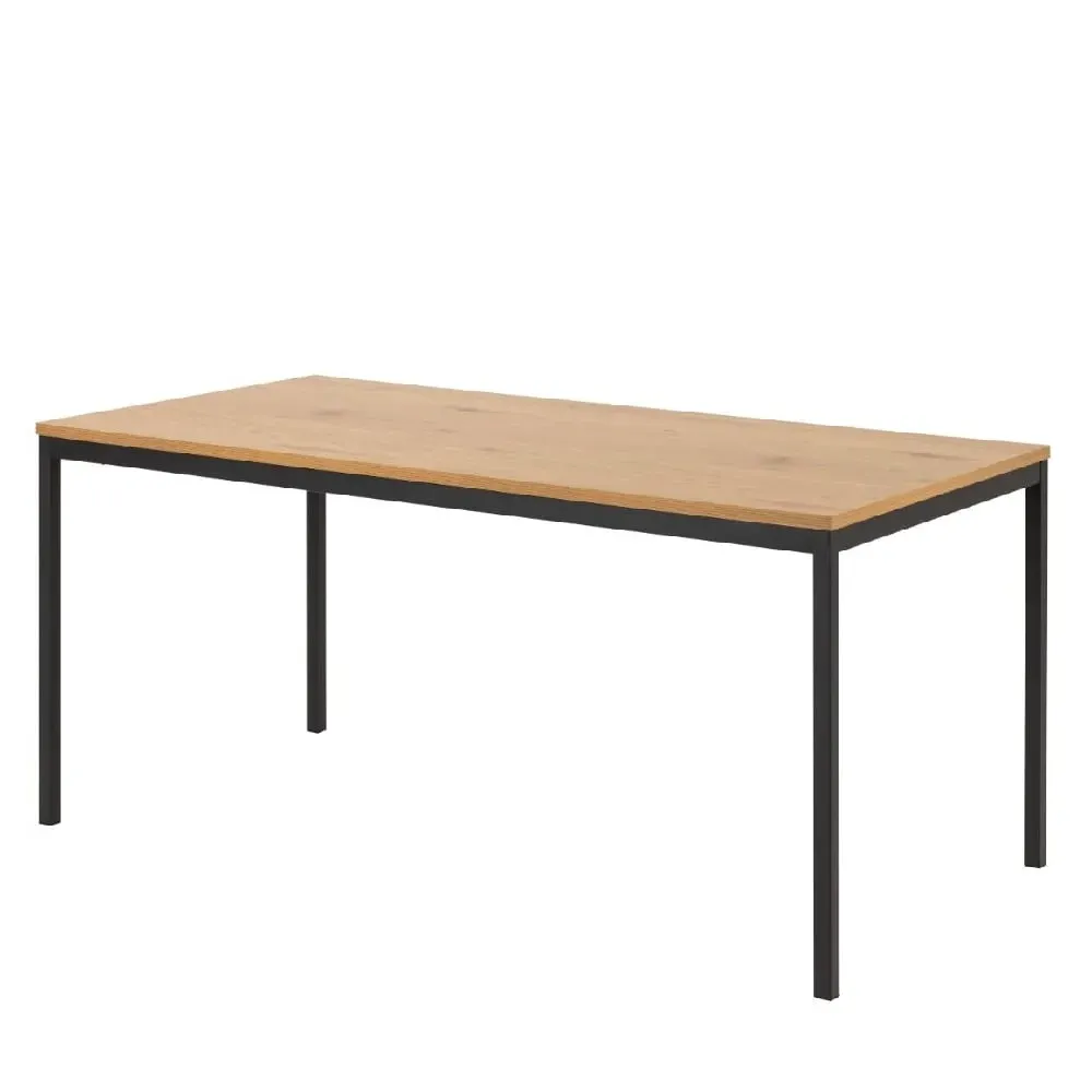 Sparks Rectangular Dining Table - Oak, Black