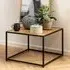 Sparks Square Coffee Table - Black, Oak