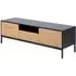 Sparks TV Stand with 2 Doors 1 Drawer - Oak, Black