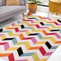 Spectra Carved Coral Rug - Multi-Colour, Polypropylene