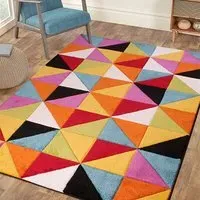 Spectra Carved Destin Rug - Multi-Colour, Polypropylene