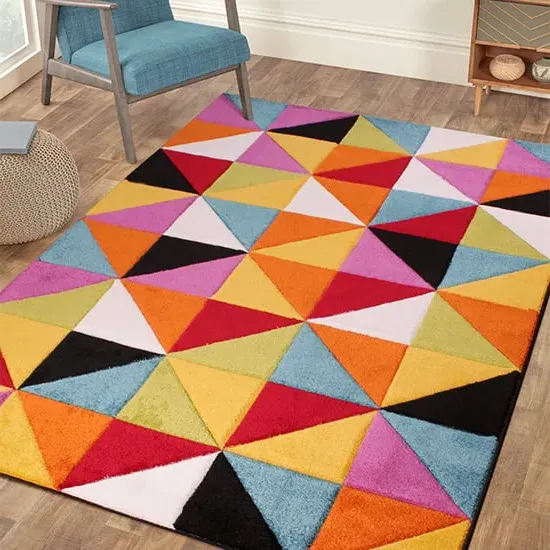 Spectra Carved Destin Rug - Multi-Colour, Polypropylene image