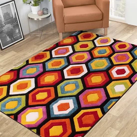 Spectra Carved Marco Rug - Multi-Colour, Polypropylene
