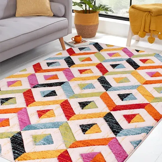 Spectra Carved Sarasota Rug - Multi-Colour, Polypropylene