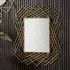 Spectra Rectangular Wall Mirror - Gold
