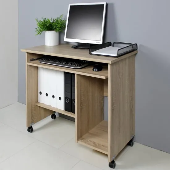 Spectral Corner Computer Desk - Sonoma Oak