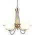Sphere 5-Light Ceiling Light - Antique Brass, Glass