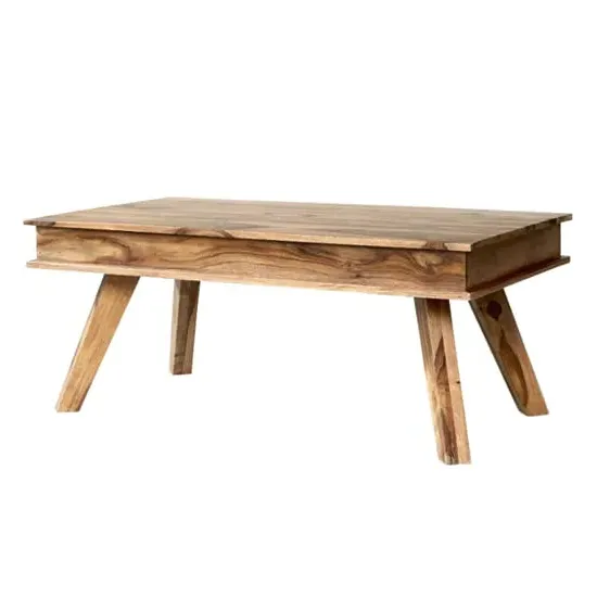 Spica Coffee Table - Natural, Sheesham