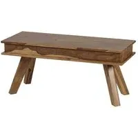 Spica Medium Dining Bench - Natural, Sheesham