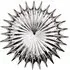 Spikey Shell Wall Mounted Decorative Piece - Chrome