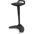 Spry Fabric Office Stool with Rocking Feature - Black