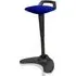 Spry Fabric Office Stool with Rocking Feature - Blue