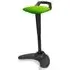 Spry Fabric Office Stool with Rocking Feature - Green