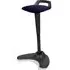 Spry Fabric Office Stool with Rocking Feature - Purple