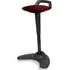 Spry Fabric Office Stool with Rocking Feature - Red