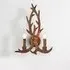Stag 2 Lights Wall Light - Natural
