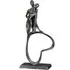 Stand By Me Iron Design Sculpture - Antique Anthracite