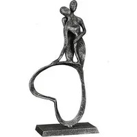 Stand By Me Iron Sculpture - Anthracite alternate view