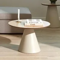 Stanford Medium Round Coffee Table - Grey, Oak