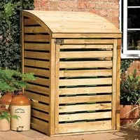 Stapleford Garden Storage Bin - Natural, Wood alternate view
