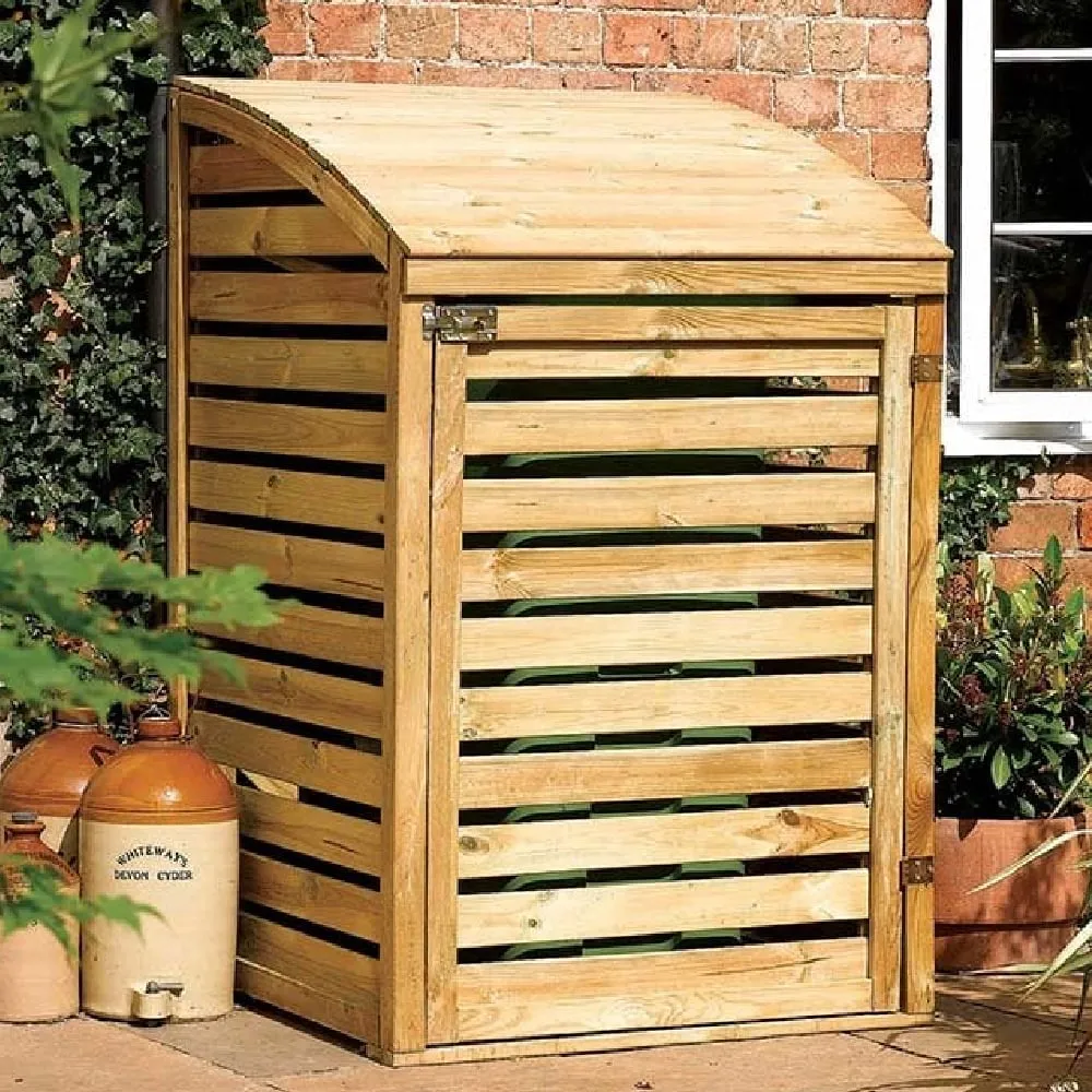 Stapleford Garden Storage Bin - Natural, Wood product