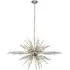 Starburst 8 Light Ceiling Pendant Light - Chrome, Glass