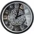 Starls Glass Wall Clock - Silver, Metal