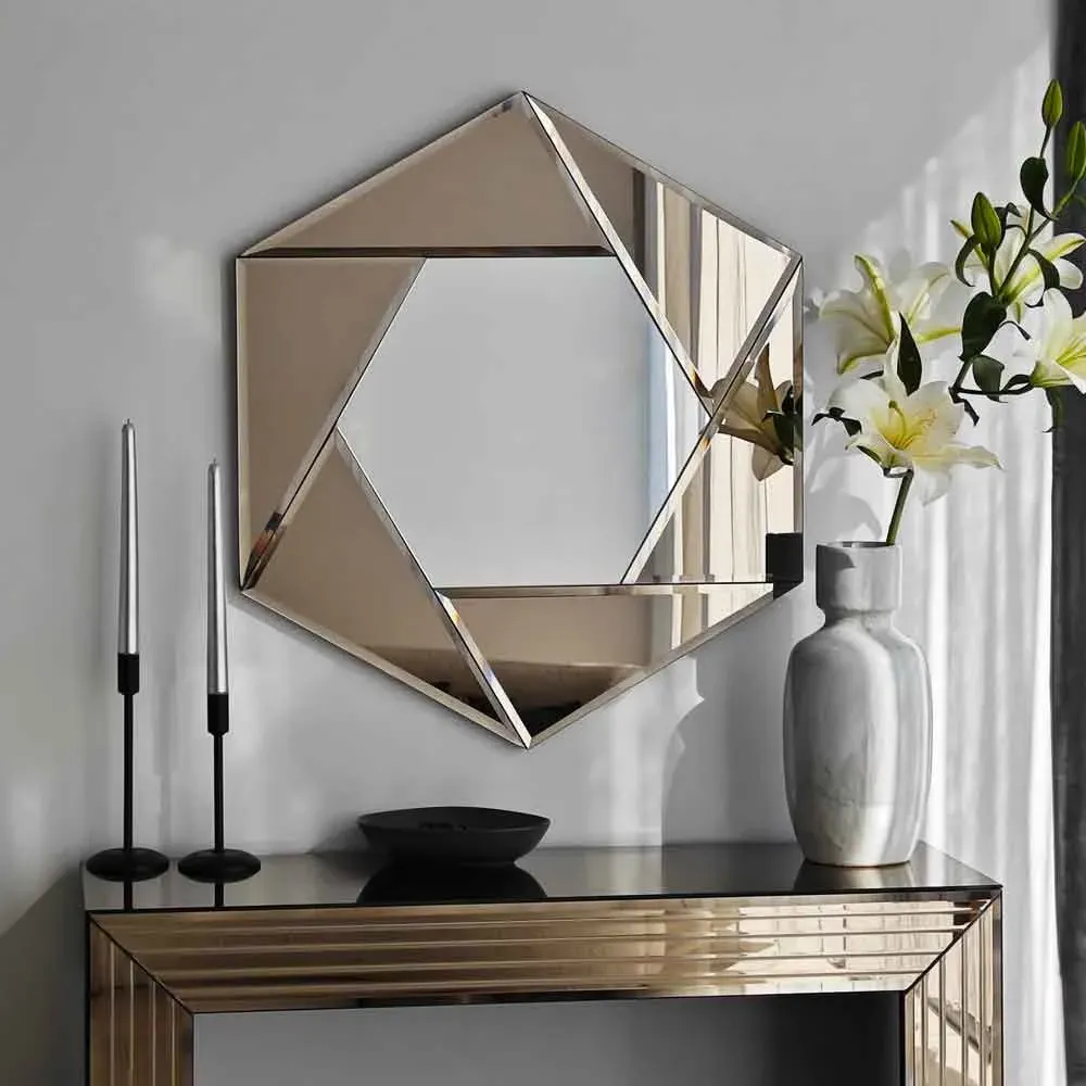 Status Glass Wall Mirror - Bronze, Melamine Coated Particle Board product