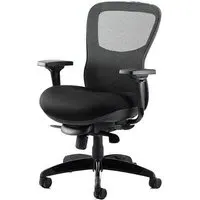 Stealth Shadow Ergo Office Chair with Airmesh Seat - Black