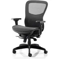 Stealth Shadow Ergo Office Chair with Mesh Seat - Black