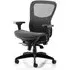 Stealth Shadow Ergo Office Chair with Mesh Seat - Black