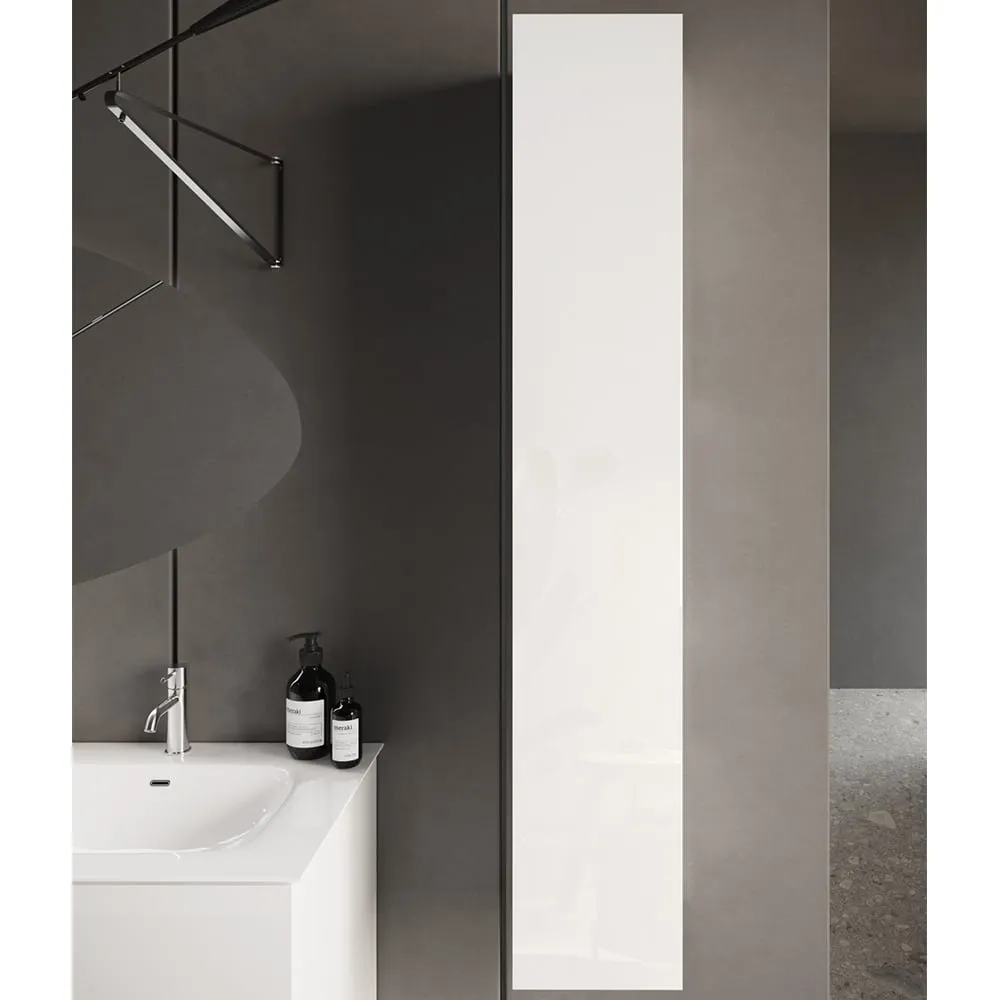 Sterling Wall Cabinet with 1 Door - White, High Gloss