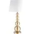 Stockas Stacked Table Lamp - White, Linen