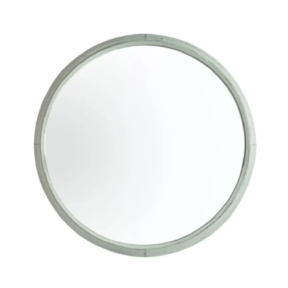 Stonington Outdoor Round Mirror - Mint, Iron product