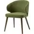 Stoughton Fabric Armchair - Forest Green, Boucle