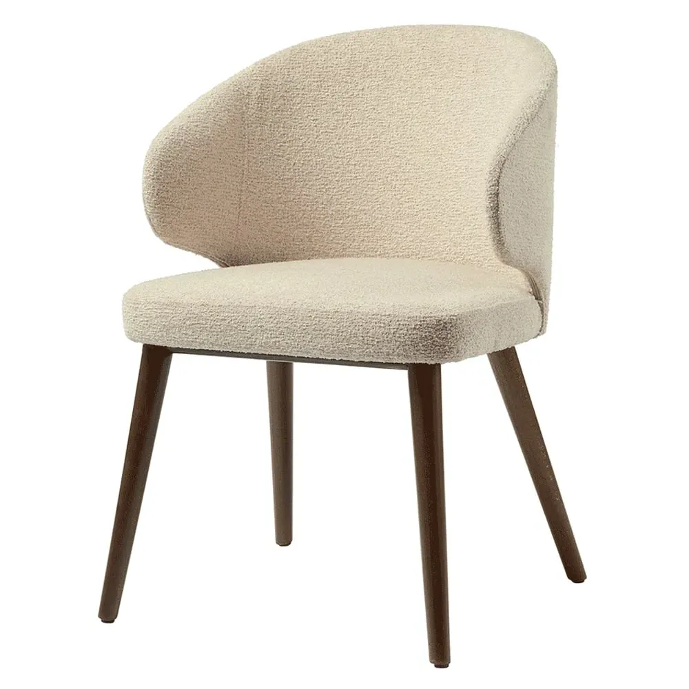 Stoughton Fabric Armchair - Natural, Boucle