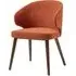 Stoughton Fabric Armchair - Terracotta, Boucle