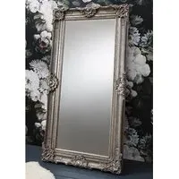 Stratton Rectangular Leaner Mirror - Silver