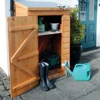 Stroden Garden Mini Storage Unit - Honey Brown, Wood alternate view