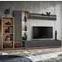 Suez Entertainment Unit with LED - Wotan Oak, Anthracite